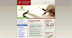 Desktop Screenshot of porada-prawna.waw.pl