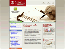 Tablet Screenshot of porada-prawna.waw.pl